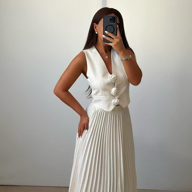 Conjunto Diana - ELLAU - Conjunto Feminino 2 Peças Elegante em Luanda