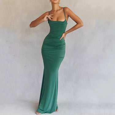 Vestido Maxi Kalisha - ELLAU - Vestido Longo Feminino para Eventos em Luanda