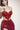 AD2407 Summer Red High Quality Bodycon Two Pieces Luxury Crystal Sequin Dress Unique Sexy Women Clothing