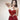 AD2407 Summer Red High Quality Bodycon Two Pieces Luxury Crystal Sequin Dress Unique Sexy Women Clothing